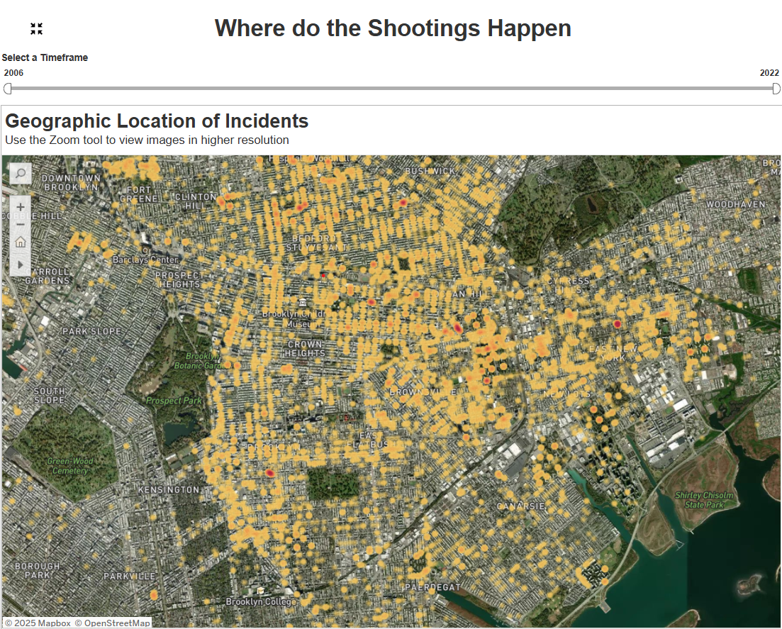 Visualizing crime data
